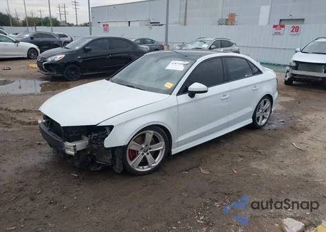 2016 Audi S3 2.0T Premium Plus z USA, uszkodzony, nr VIN WAUB1GFF3G1030945